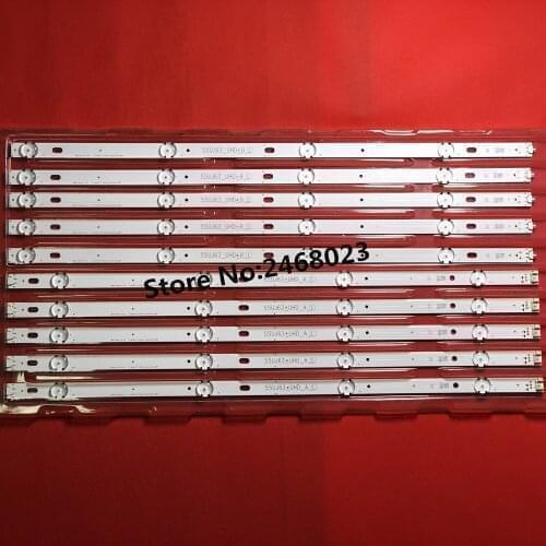New 10pcs/set LED Backlight Strip For LG 55UJ6300 55UJ6307 55UJ635V 55UJ634V 55UJ630V 55LJ5500 55UJ635 55UJ63_UHD 55LJ55_FHD A B