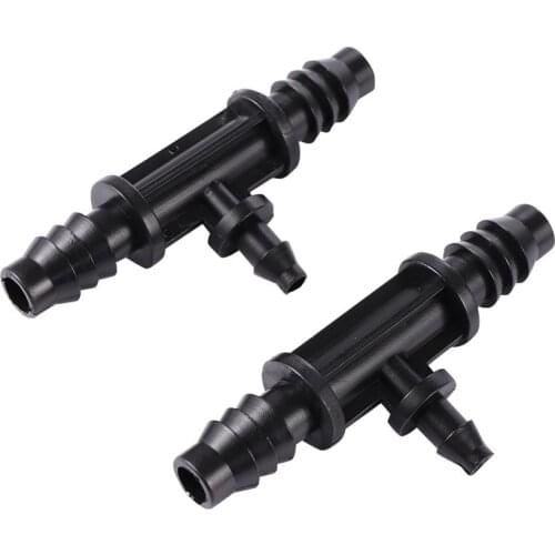20 Pcs Variable Inner Diameter 8mm To 4mm Hose Tee Hose Splitter Barbed Water Hose Connectors Garden Irrigation Hose Fittings
