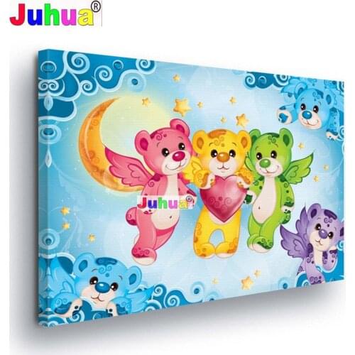 Cute Bear diamond painting,full,square,round diamond embroidery mosaic diamond diy handwork puzzle diamant Cartoon Doll