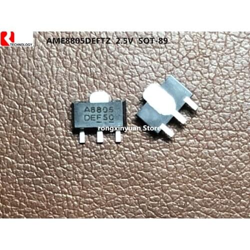 AME8805DEFTZ AME8805DEFT A8805 2.5V SOT-89 600mA CMOS LDO 100% New original
