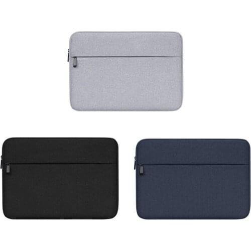 BalleenShiny Notebook Computer Liner Bag Travel Portable Storage Bag for Data Cable Charger Plush Lining Computer Protective Bag