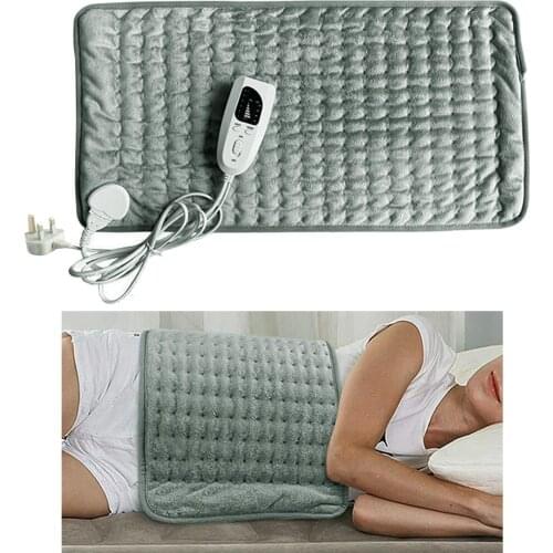 Large Electric Heating Pad, for Back Pain and Cramps Relief, Auto Shut Off, Heat Pads Therapy, UK Plug