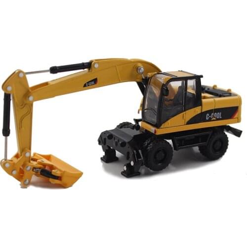 C-COOL 1:64 Wheel Excavator boutique alloy car toys for children kids toys Model original box
