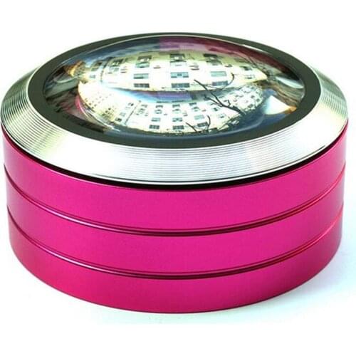 90mm 5X Cylindrical Metal 3 LED Lights K9 Optical Lens Magnifier Handheld Desktop Reading Stamp Jewelry Magnifying Loupe