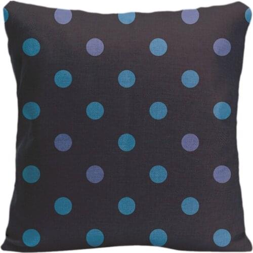 Cotton Linen Colorful Dots Throw Pillow Case Decorative Pillowcase Customize Gift By Lvsure