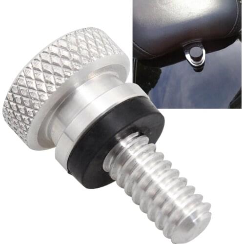 Motorcycle Chrome Mini Rear Fender Seat Screw Bolt License Plate Mount Screw For Harley XL Dyna Touring COV Softail 96-Up