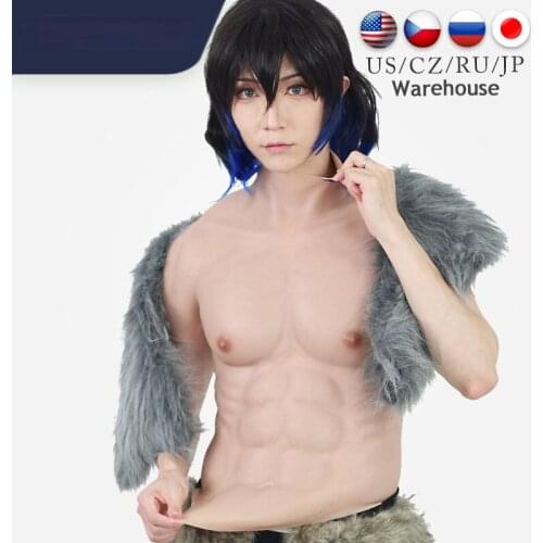 Artificial Realistic fake muscle for Man Actor Cosplay Silicone Artificial Simulation Muscles Skin