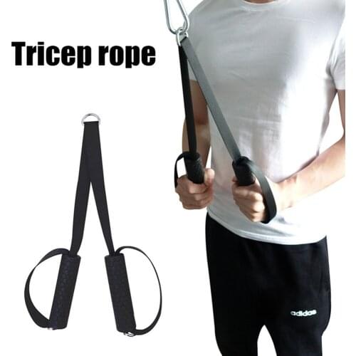 Cable Attachment Triceps Press Down Rope Body Building For Exercise Triceps Biceps Back Shoulder And Abdom Home Gym Equipment