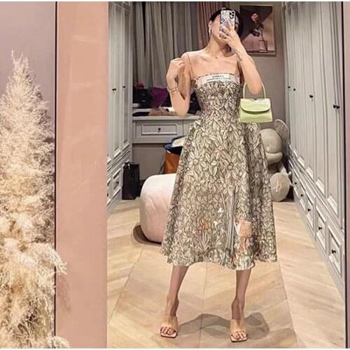 Korean style summer new fashion temperament slim dress 52960