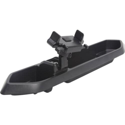 Upper Dash Panel Storage Box with Holder For Large Phone and Phone Plus Mini Pad For Jeep Wrangler JL 2018 2019 2020