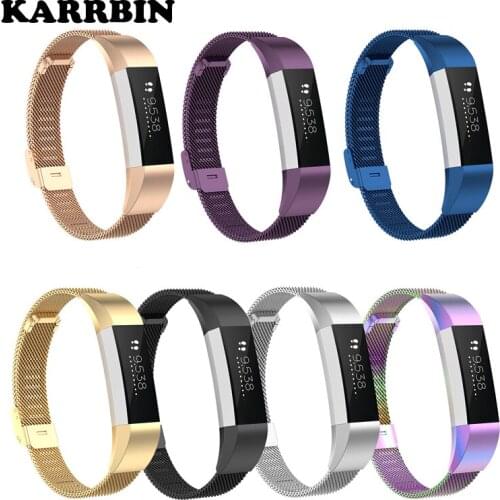 KARRBIN Metal Strap for Fitbit Alta HR Fitbit Alta Wristbands Stainless Steel Bracelet for Fitbit Alta HR Replacement Watch Band