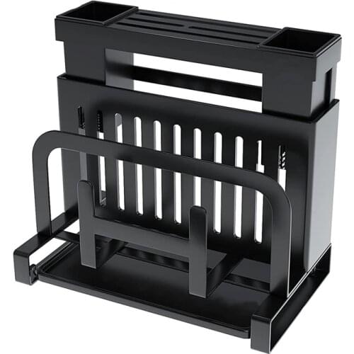 Wall Mounted Knife Block,Chopping Board/Pot Lid Kitchen Organisation,Dish Racks,Kitchen Storage Cabinet Organizer