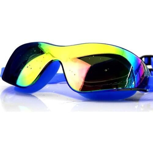 Large Frame Swimming Goggles Plating Swimming Glasses Anti-fog Waterproof UV Protection Professional Swim Glasses for Men Women