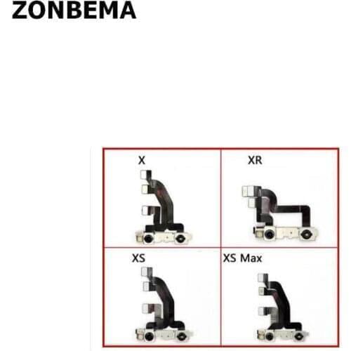 Original Test Full 100% WORKING Front Facetime Camera with Proximity sensor Flex Cable for iPhone X XR XS Max