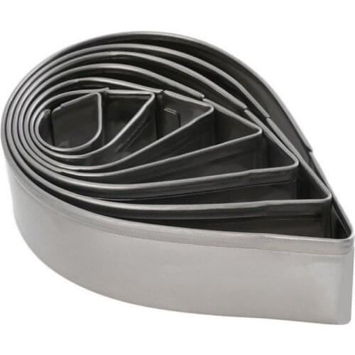 Polymer Clay Cutter Mold Rose Petal Stainless Steel Mold Knife Drop Shape Cutters Mould Tools