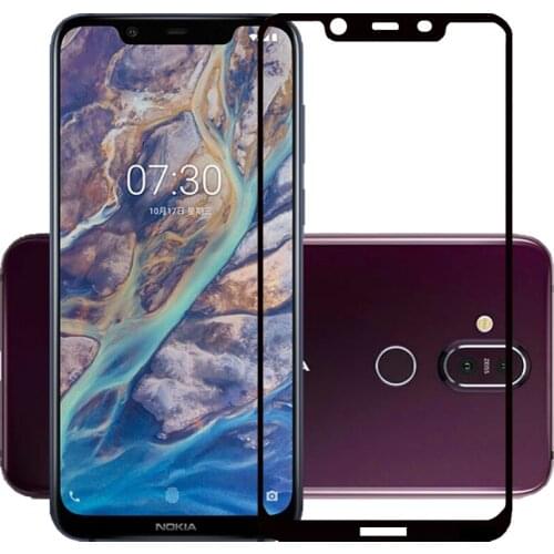 Full Coverage Screen Protectors For NOKIA 8.1 Scratch Proof Protective Film Tempered Glass For NOKIA 8.1