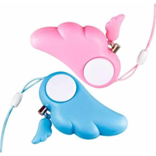 90dB Self Defense Alarm Anti-wolf Girl Women Security Protect Alert Personal Safety Scream Loud Keychain Light Emergency Alarm