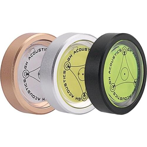 Aluminum Alloy LP Disc Stabilizer Turntable Balanced Bubble Spirit Level for Phonograph Vinyl Record Vibration Accessories