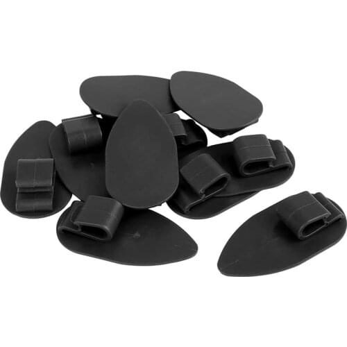 Universal 100PCS Car Floor Mat Clips Fixing Grips Anti Slip Buckle Black Floor Trunk Carpet Liner Mat Retainer Clip