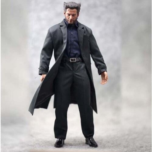1:6 Scale Male Windbreaker Coat Wolverine Clothes Model for 12inch Man Soldier Action Figure Toys m5