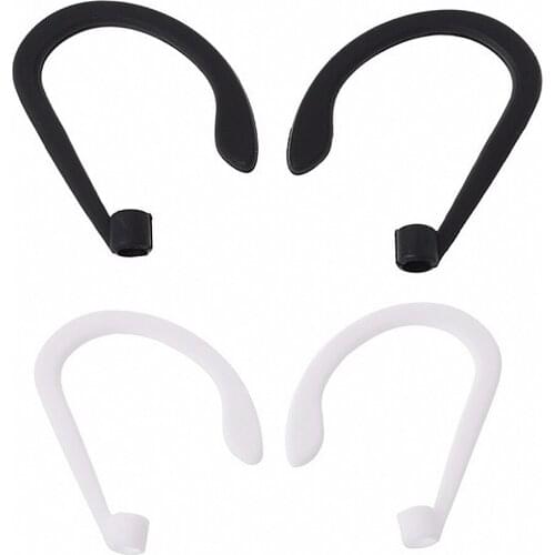 1Pair Silicone Protective earhooks holder secure for airpods apple wireless headphones accessories 1:1 Sports Anti-lost ear hook