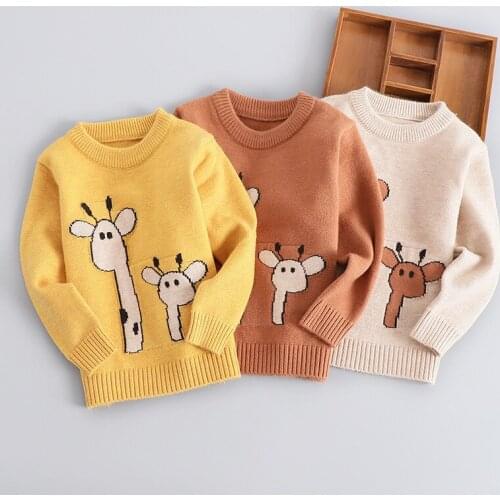 2020 new fashion children sweaters boys and girls sweaters winter clothing B8121