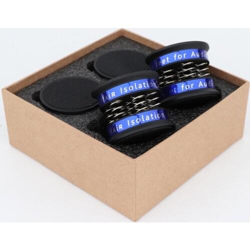 4pcs Preffair Hi-end Speaker Feet Aluminum Alloy Amplifier Stand Spikes DISCS Turntable CD Player Computer DAC Machine Base Feet