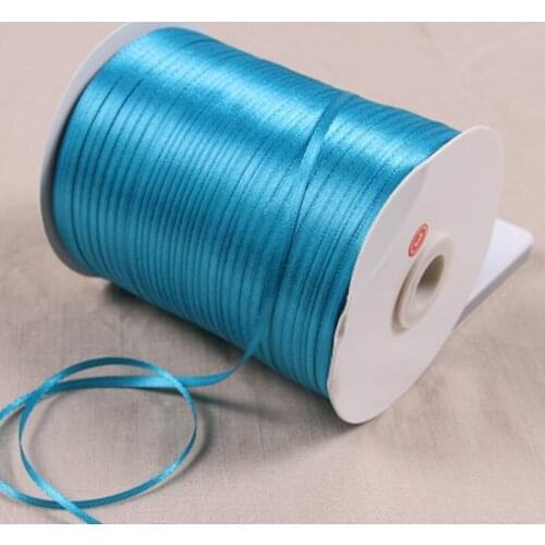 1/8" 3mm Satin Ribbon for packing and bow & Garment Accessories 20y/lot 47