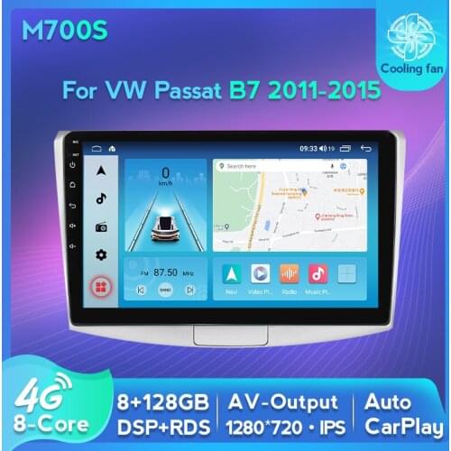 Gps 2DIN Android 10 Autoradio For VW Volkswagen Passat B7 B6/Magotan CC 2011-2015 Car Multimedia Player Navigation Video Output