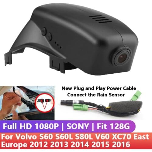 HD Night Vision Wifi car dvr dash cam For Volvo S60 S60L S80L V60 XC70 East Europe 2012 2013 2014 2015 2016 App Control Function