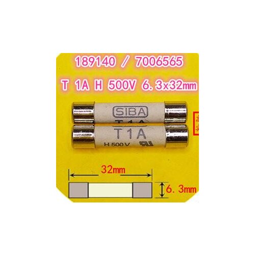 Free Shipping 5pcs/lot Fuse T1A H500V 7006565 189140 6.3x32mm fuse tube
