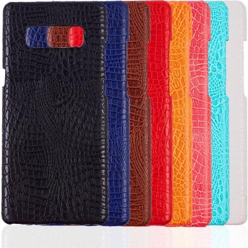 For Samsung Galaxy Note 8 Case Crocodile Grain Hard PC+PU Leather Surface Back Cover Hard Case for Samsung Galaxy Note 8 Note8