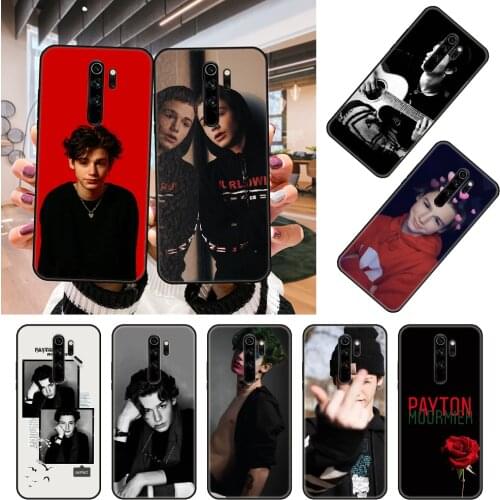 Phone Case For Xiaomi Redmi Note 8 8T 7 7A 9 9A 9S 8A 4 5 6 Pro Black Cover Shell Silicone Etui 3D Prime Trend Payton Moormeier