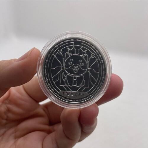 D19 Beautiful Baby Doge Coin in Silver or Gold Color