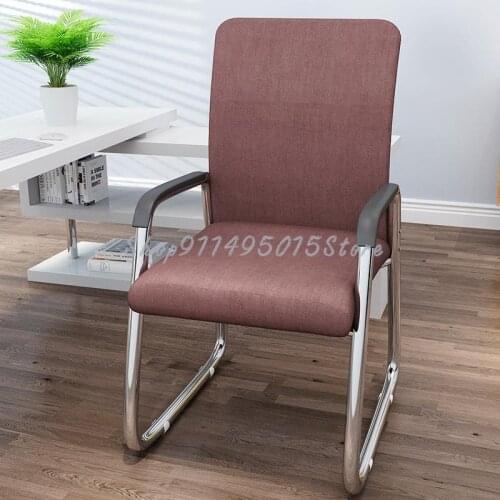 Home Computer Backrest Chair Office Staff Meeting Room Seat Leisure Dormitory Desk Stool Bow Chair