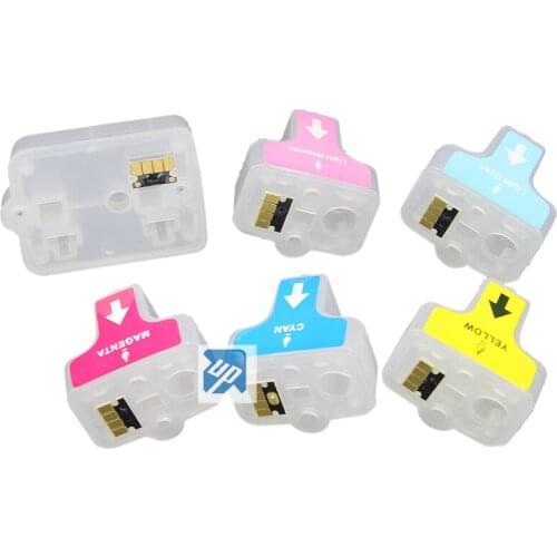 UP brand Refillable Ink Cartridges replacement for HP 801 for HP D7300/D7100/D6100/C7100/C6100/C5100/8200/3100 printer