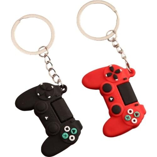 Game Controller Keychain Video Gaming Keyring Gamer Gift Accessories