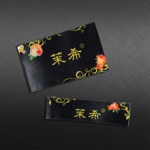 Customized garment tags clothing labels woven garment label woven labels for clothing woven clothing labels