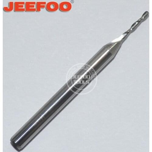 3.175*1.0*6 2 Flute Ball nose End Mill Cutter CNC Bit / Solid Carbide Two Flutes Spiral Ball Nose Bits/ CNC Router Bit