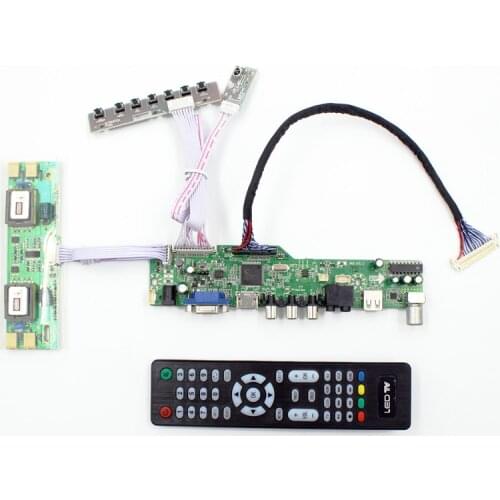 M6V5 LCD TV controller board support TV AV VGA Audio USB HDMI-Compatible for 19 inch lcd M190EG02 V0 M190EG01 V2 easy repair