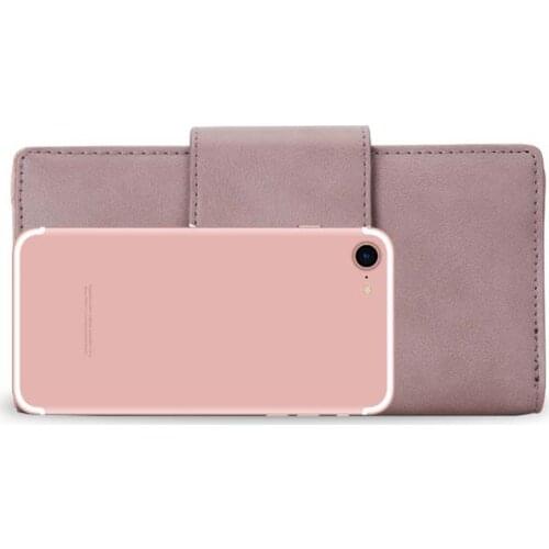 Fashion Women Girls PU Leather Wallet Long Coin Clutch Credit Card Holder Solid Hasp Purses with Tassel FA$B Women bag