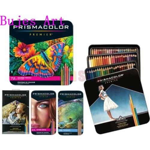 24 48 72 150 OEM Prismacolor sanford Art Oily Color Pencil Color Lapis de cor soft Color Pencil Artist Sketch set School Supply