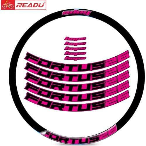 READU hope FORTUS26 mountain wheel rim stickers MTB bicycle rims decals wheelset stickers bicycle accessories