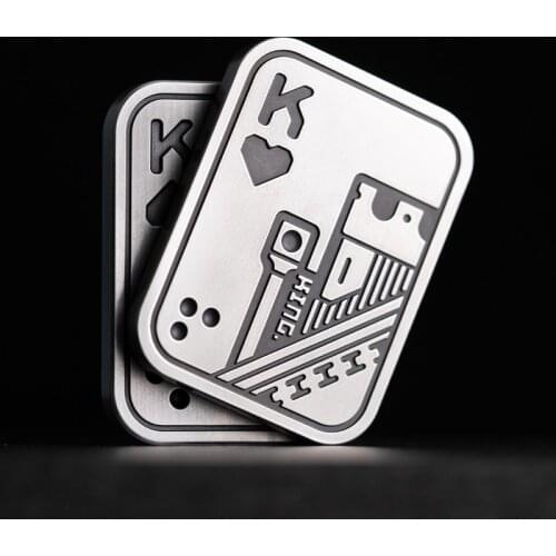 New Fidget Spinner Toys Adult Antistress EDC Poker Push Card Pop Fingertip Spinning Top Decompression Novelty Magnetic Metal