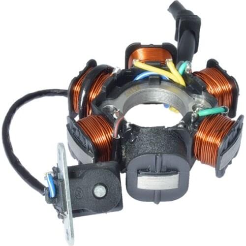 NEW High Quality 5 Wire 6 Pole DC for GY6-125 152QMI 157QM Magneto Stator Coil Generator Scooter Moped ATV Dirt Bike Go Carts