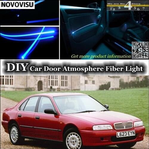 NOVOVISU For Rover 600 Series interior Ambient Light Atmosphere Fiber Optic Band Lights Inside Door Panel illumination Tuning