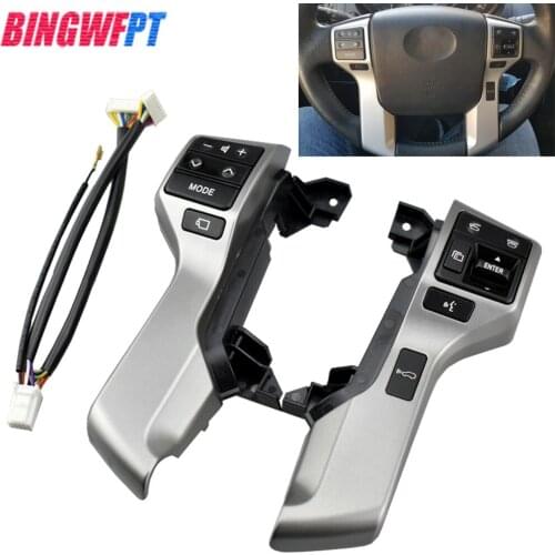 New Steering Wheel Switch Bluetooth audio control switch 84250-60180 For Toyota Prado Land Cruiser