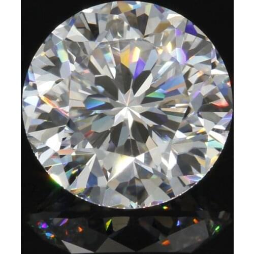 Wholesale Size 3~12mm Loose Moissanite Stone White D Color Round 9 hearts 1 flower Cut with Certificate
