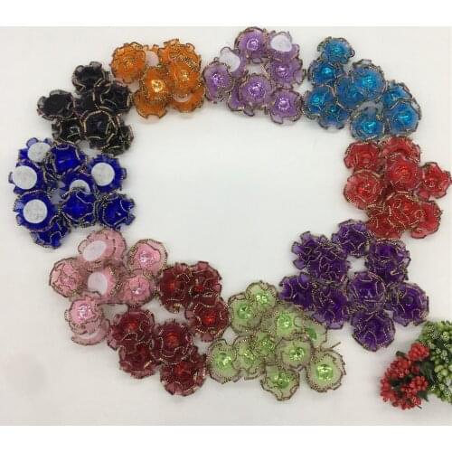 Sand belt Sequins Rhinestone 3D artificial flower Christmas home decoration DIY Wedding Decorate indoor Accessory scrapbooking