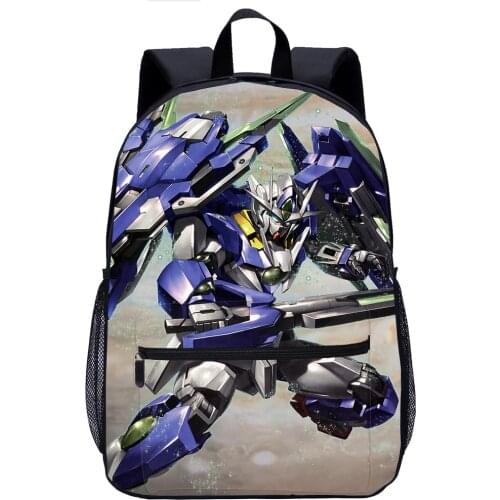 MOBILE SUIT GUNDAM Backpack Fashion School Bookbag Travel Laptop students backpack